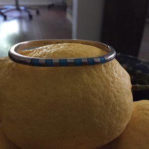 sterling and turquoise bracelet
